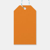 Étiquettes-cadeau Balises cadeaux citrouille Jack-o'-lantern (Dos)