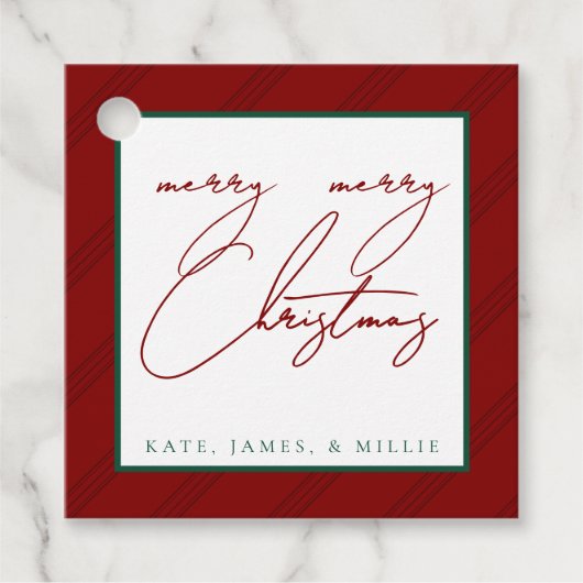 Étiquettes Cadeau Balises Cadeaux Classique Vacances - Bijoux/Tonali (Devant)