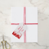 Étiquettes-cadeau Balises cadeaux Coeurs rouges (With Twine)