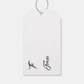 Étiquettes-cadeau Balises cadeaux - Crème de glace rose (Dos)