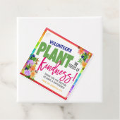 Étiquettes Cadeau Balises Cadeaux d'Appréciation Florale (En situation)