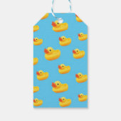 Étiquettes-cadeau Balises cadeaux de canard en caoutchouc (Dos)