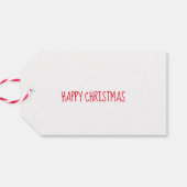 Étiquettes-cadeau Balises cadeaux de Noël (Dos Horizontal)
