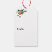 Étiquettes-cadeau Balises Cadeaux de Noël (Dos)