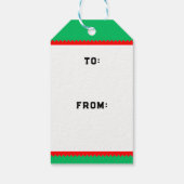 Étiquettes-cadeau Balises cadeaux de Noël amusant (Dos)