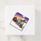 Étiquettes Cadeau Balises cadeaux de Noël amusant (En situation)