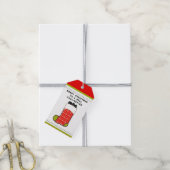Étiquettes-cadeau Balises cadeaux de Noël amusantes (Avec de la ficelle)