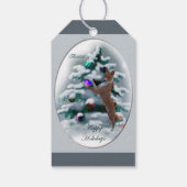 Étiquettes-cadeau Balises cadeaux de Noël Basenji (Dos)