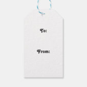 Étiquettes-cadeau Balises cadeaux de Noël de natation (Dos)