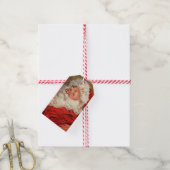 Étiquettes-cadeau Balises cadeaux de Noël du Père Noël allemand (Avec de la ficelle)