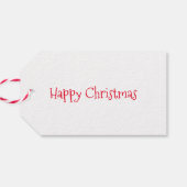 Étiquettes-cadeau Balises cadeaux de Noël pour les éléphants mignons (Dos Horizontal)