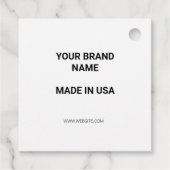 ÉTIQUETTES CADEAU BALISES CADEAUX DE STYLE DE TEXTE MINIMAL SIMPLE (Dos)