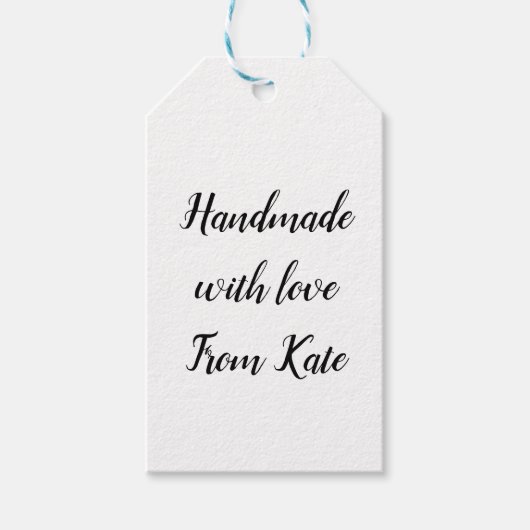 Étiquettes-cadeau BALISES CADEAUX d'entreprise simples et simples (Devant)