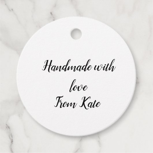 Étiquettes Cadeau BALISES CADEAUX d'entreprise simples et simples (Devant)