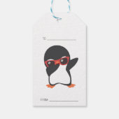 Étiquettes-cadeau BALISES CADEAUX DU cool PENGUIN (Dos)