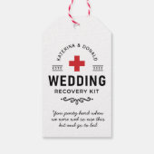 Étiquettes-cadeau Balises cadeaux du kit de récupération de main-d'o (Dos)