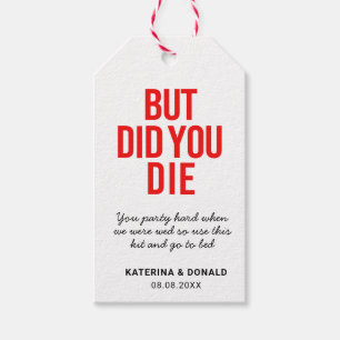 Étiquettes-cadeau Balises cadeaux du kit de récupération de main-d'o