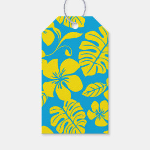 ÉTIQUETTES-CADEAU BALISES CADEAUX EN BIKINI ROSE (BLEU/JAUNE)