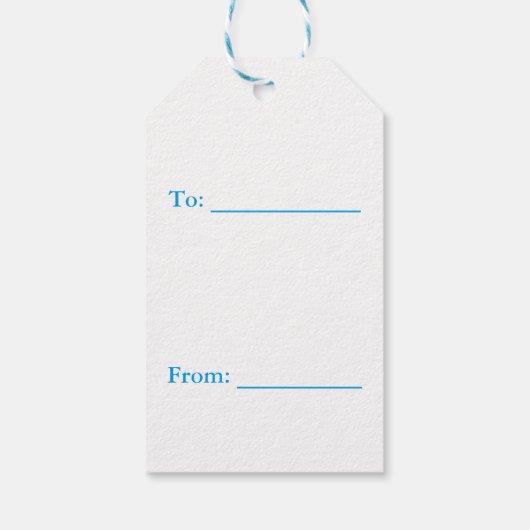 Étiquettes-cadeau Balises cadeaux en cristal de glace congelé (Dos)