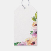 Étiquettes-cadeau Balises cadeaux fleur sauvage (Dos)