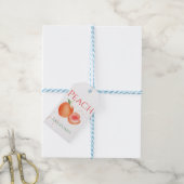 Étiquettes-cadeau Balises Cadeaux frais Peaches (Avec de laficelle)