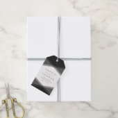 Étiquettes-cadeau Balises cadeaux géométriques et Mariages noirs en (Avec de la ficelle)