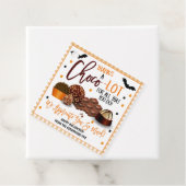 Étiquettes Cadeau Balises cadeaux Halloween Chocolate Candy (En situation)