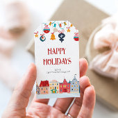 Étiquettes-cadeau Balises cadeaux Happy Holidays