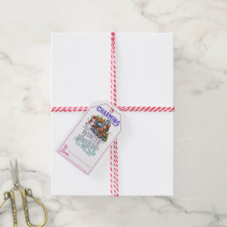Étiquettes-cadeau Balises cadeaux hiver merveilleux