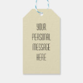 Étiquettes-cadeau Balises cadeaux Joy to the World (Dos)