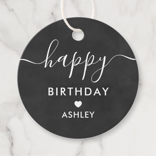 Étiquettes Cadeau Balises Cadeaux Joyeux Anniversaire, Balise Annive (Devant)