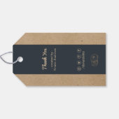 Étiquettes-cadeau Balises cadeaux Kraft Paper Donut (Dos (Horizontal))