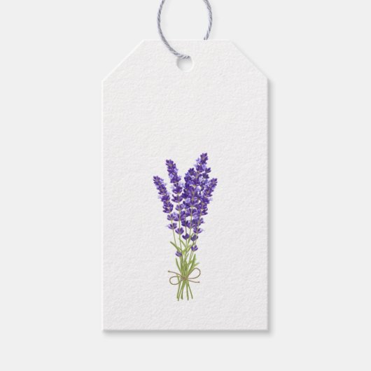 Étiquettes-cadeau Balises cadeaux Lavender Bunch (Devant)