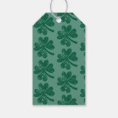 Étiquettes-cadeau Balises Cadeaux Lettrées à la main Lucky Clover (Dos)