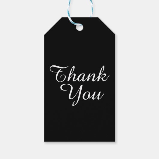 Étiquettes-cadeau Balises cadeaux Merci (Devant)