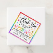 Étiquettes Cadeau Balises cadeaux Merci (En situation)