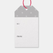 Étiquettes-cadeau Balises cadeaux NOEL vert botanique (Dos)