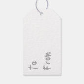 Étiquettes-cadeau Balises cadeaux - Oiseau de vacances (Dos)