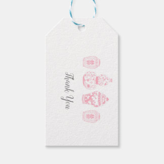 Étiquettes-cadeau Balises cadeaux personnalisables Ginger Jar Pink