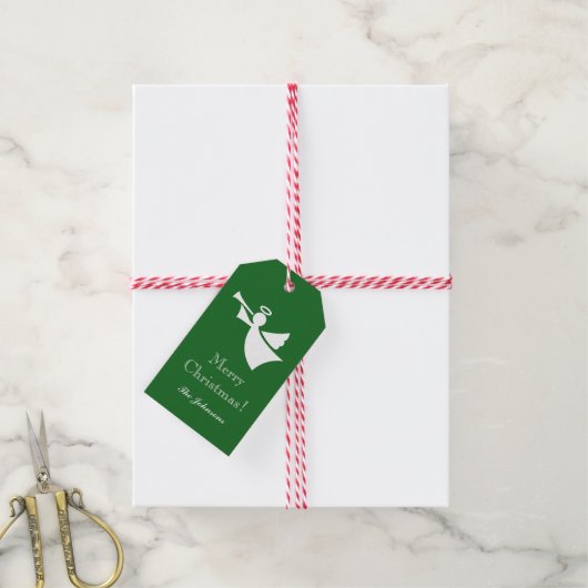Étiquettes-cadeau Balises cadeaux personnalisées pour ange de Noël (Avec de la ficelle)