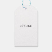 Étiquettes-cadeau Balises cadeaux personnalisées tricot Power (Dos)