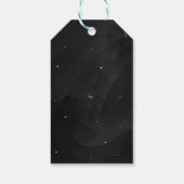 Étiquettes-cadeau Balises cadeaux Pizza Noire & Rouge (Dos)