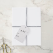 Étiquettes-cadeau Balises cadeaux pour diplômés de SCRIPT simple (Avec de la ficelle)