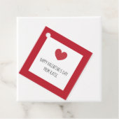 Étiquettes Cadeau Balises-cadeaux pour la Saint-Valentin (En situation)