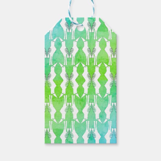 Étiquettes-cadeau Balises cadeaux pour les oiseaux de Javan Mina (Devant)