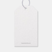 Étiquettes-cadeau Balises Cadeaux Purple Daisy (Dos)