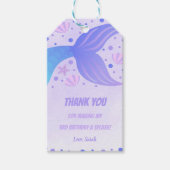 Étiquettes-cadeau Balises-cadeaux Purple Mermaid (Devant)