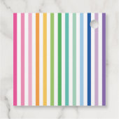 Étiquettes Cadeau Balises cadeaux Rainbow pour anniversaire heureux (Dos)