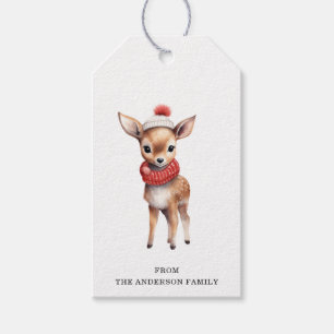 Étiquettes-cadeau Balises cadeaux Reindeer
