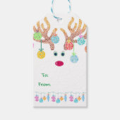 Étiquettes-cadeau Balises cadeaux Reindeer (Devant)